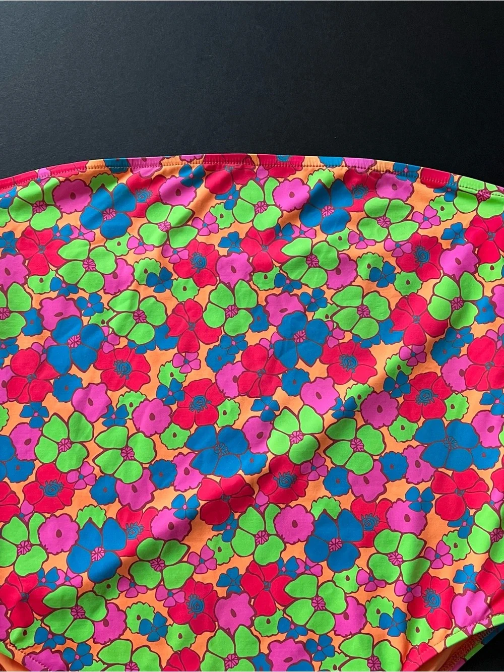Frankie’s Bikinis Stella Strapless One Piece Swimsuit Multi Color Floral